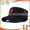100% cotton military cap and hat fashion black army cap