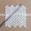 25x48mm herringbone white mosaic tile for bathing room and kitchen