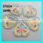 Rhinestone Heart Beads ,15-25mm ab Rhinestone ,Resin Sew On Rhinestone