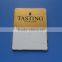 Free artwok custom handbag metal tags wholesale