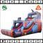 pirate ship inflatable water slide with pool, wet dry inflatable slides for sale