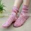 warm multi knitted socks solid colour knit sock
