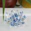 Blue crystal flowers crystal lotus flower in Chinese style