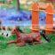 miniature plastic model animal for HO scale, 1/87 scale resin plastic artificial model horse
