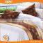 European hotel or household polyester bed runner and cushion