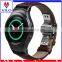 Butterfly buckle genuine leather watch band for samsung gear s2 SM-R720/R730 version