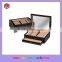 Fashion packing plastic box pens & flocking pen box with metal frame