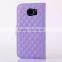 Checks case with flower for galaxy S6 G9200