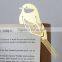Stainless steel Gold bird animal metal bookmark clip