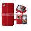 colorful wallet leather case for archos 50c helium case purple wallet leather case high quality with factory price