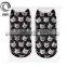 Customed Screen Print Hot Child Low Cut Men Dress Socks