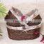 7 hand woven - pastoral style - straw - Storage Basket - storage basket basket - woven baskets