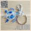 Factory Price Wholesale Blue Crystal Diamond Tortoise Keychain