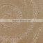 Circle Pattern Broadloom Cut Loop Carpet