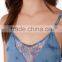 China Garments Supplier Women Sexy Tie Dye Summer Dress With Lace Hem