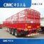 CIMC Triangle Tyre Dropside Tow Behand Animal Fence Semi Trailer