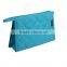 Promotional cosmetic makeup bag,microfiber quilting hand zipper cosmetic bag