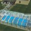 High Quality Prefab Glass Aluminum Sheet Adult Swimming Pool Roof