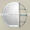 Stainless Steel Frame Bathroom Mirror and Shelf