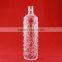 Various capacities Leopard grain bottles 750ml skull whiskey bottles 3D heart shape bottles