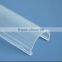 Customer's requirements extrusion U shape plastic pvc profiles