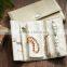 Faux Crocodile travel Leather Jewelry Roll