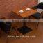 Restaurant wood small square dining table sets