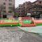 Factory price inflatable water soccer pitch, inflatable soap soccer field, portable soccer field