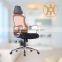 HC-A023H White Bride Office Chair Mesh Chair With Headrest