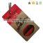 Golden Embossing Paper Hang Tags For Hair Extension
