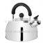 stainless steel whistling kettle with mushroom knob