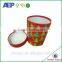black color paper empty round gift boxes wholesale