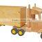 China Factory FSC&BSCI Christmas crafts smart kids self assemble DIY wooden small car toy for students educational