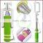 2016 Hot Sale selfie handle stick mini extendable cable monopod with mirror wired selfie stick