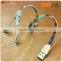 China original zipper usb cable for iphone cable 2 in 1 usb cable