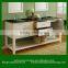 American and Europen Hot Selling Modern Double Sink Bathroom Vanity