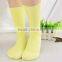 CUSTOM LIME GREEN Color Men's COTTON Dress SOCKS