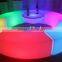 color change waterproof plastic Led Sofa Bench with remote control