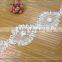 White Color Embroidered Lace Trim