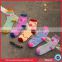 Custom sock packaging korea sock knitting machine little flower sock