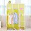 assembly almirah clear plastic,fashion bedroom almirah design with 6 cube and 2 wardrobe rack