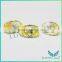 Free Sample Gemstone Wholesale Oval Cut Raw Cubic Zirconia,Synthetic Light Lellow Stone