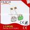 Dia 10mm nylon PA66 Round Flat power 24vdc led flush indicator lamps 24 V