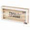 Custom lacquered 9 compartments Chinese wooden tea gift box with glass top