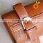 vintage style cow leather bike accessory bicycle bag