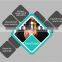 HUYSHE 0.3mm 9H 2.5D Smart Key Tempered Glass Screen Film Protector for iPhone 7 Asahi Glass Toyo AB Glue