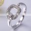 High quality rose gold napkin ring silver ring price