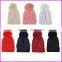 Women Winter Warm Braided Crochet Knitting Hat Girls Beret Ski Beanie Ball Cap
