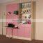 modern style space saving vertical type folding murphy bed mechanism with two book desk hardware
