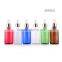 Amber color 220ml Empty Atomizer Spray Perfume Plastic Bottle with Gold or Silver Cap
